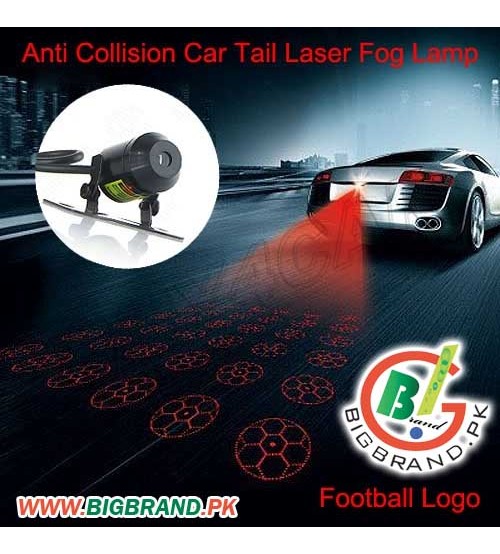 Football Logo Car Laser Fog Lamp Light